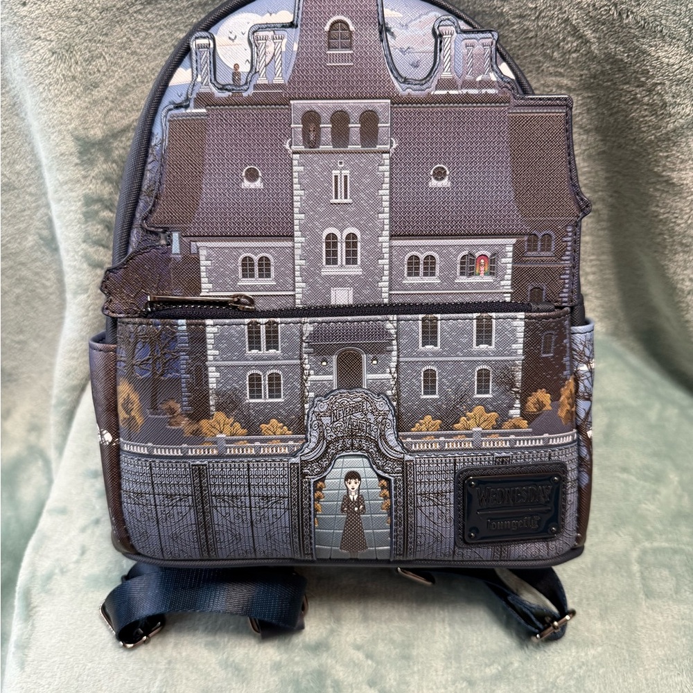Wednesday Nevermore Academy Castle Glow NWT